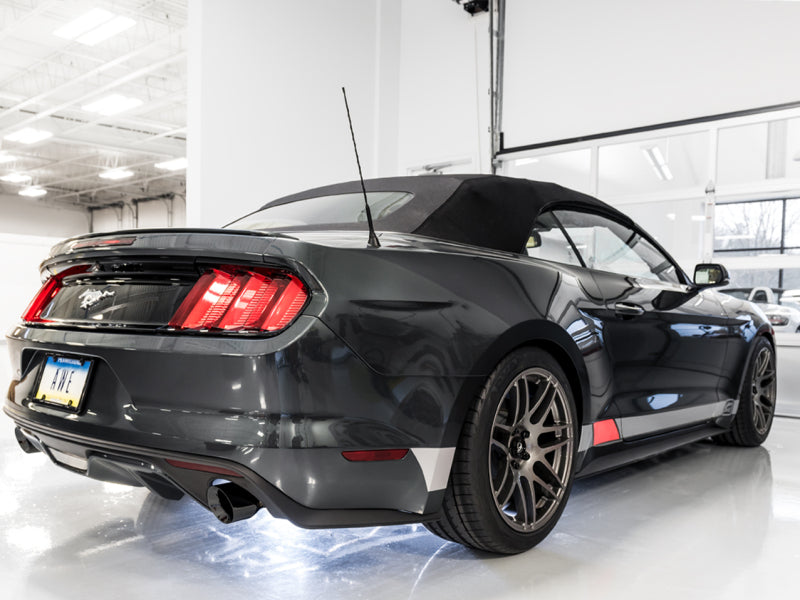 AWE Tuning S550 Mustang EcoBoost Axle-Back Exhaust - Touring Edition (Diamond Black Tips) - photo 6
