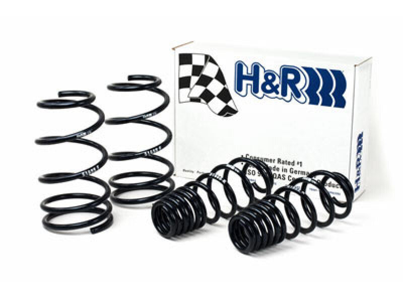 H&R Sport Springs for 2005–2009 Ford Mustang/Convertible/GT/Shelby GT/Shelby GT-H V6/V8 (51655)