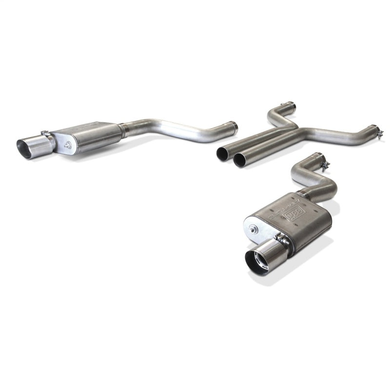 BBK 2015-2016 Mustang GT Varitune Complete Cat-Back Exhaust System (Includes Resonator Delete X-Pipe)