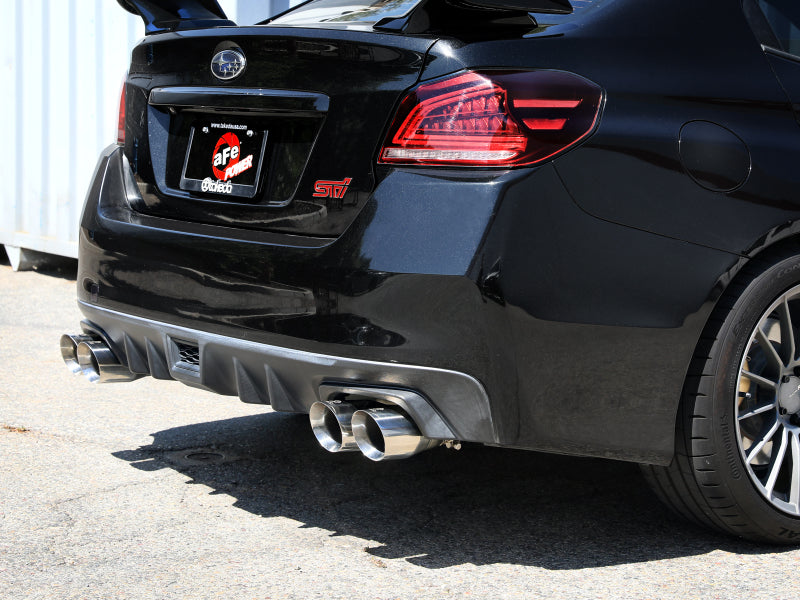 aFe Subaru WRX/STi 2015-2021 H4-2.0/2.5L Takeda 3in to 2-1/2in Stainless Steel Cat-Back Exhaust with Polished Tip - photo 5