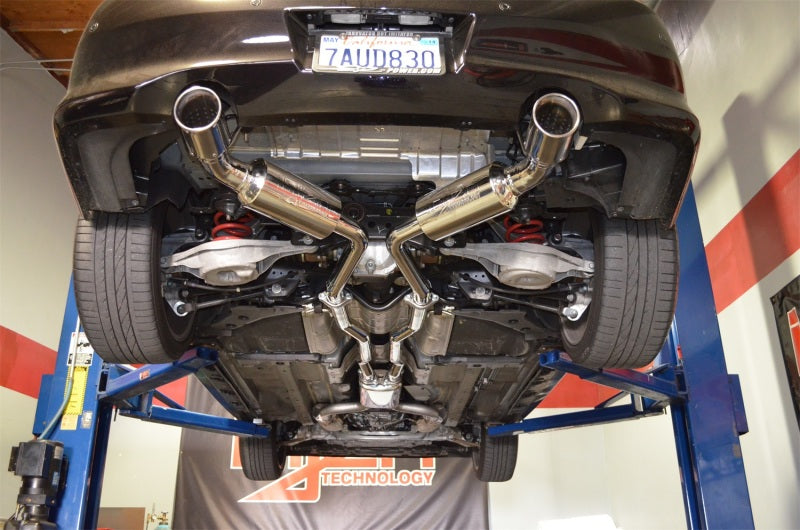 Injen 2008-2013 Infiniti G37 V6 3.7L RWD Coupe Only 76mm Stainless Steel Exhaust with Titanium Tips