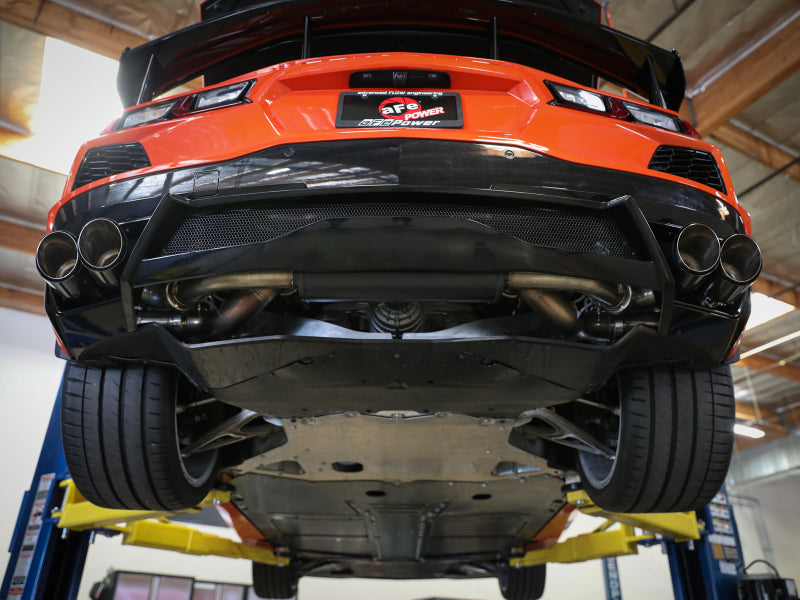 aFe MACH Force-Xp 3in to 2-1/2in 304 Stainless Steel Cat-Back 2020 Chevrolet Corvette (C8) 6.2L - Black Tip - photo 6