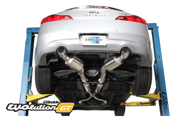 GReddy 2007-2014 Infiniti G37 Evolution (RWD ONLY) GT 304 Stainless Steel Cat-Back Exhaust