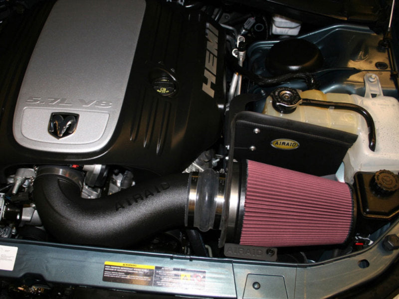 Airaid 2006-2010 Charger / 2005-2008 Magnum 5.7/6.1L Hemi CAD Intake System w/ Tube (Dry / Red Media) (air351-199) - photo 2