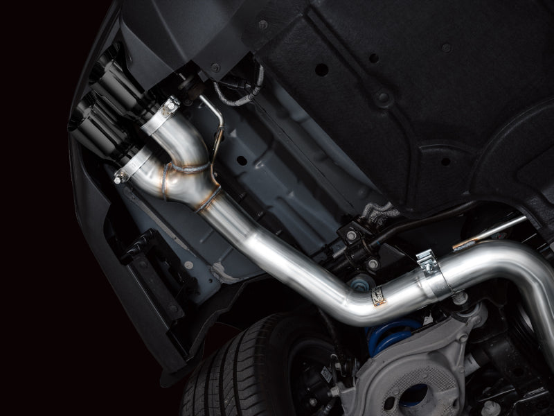 AWE Tuning 2024 Ford Mustang GT Fastback S650 RWD Track Edition Cat-Back Exhaust with Quad Diamond Black Tips - photo 4