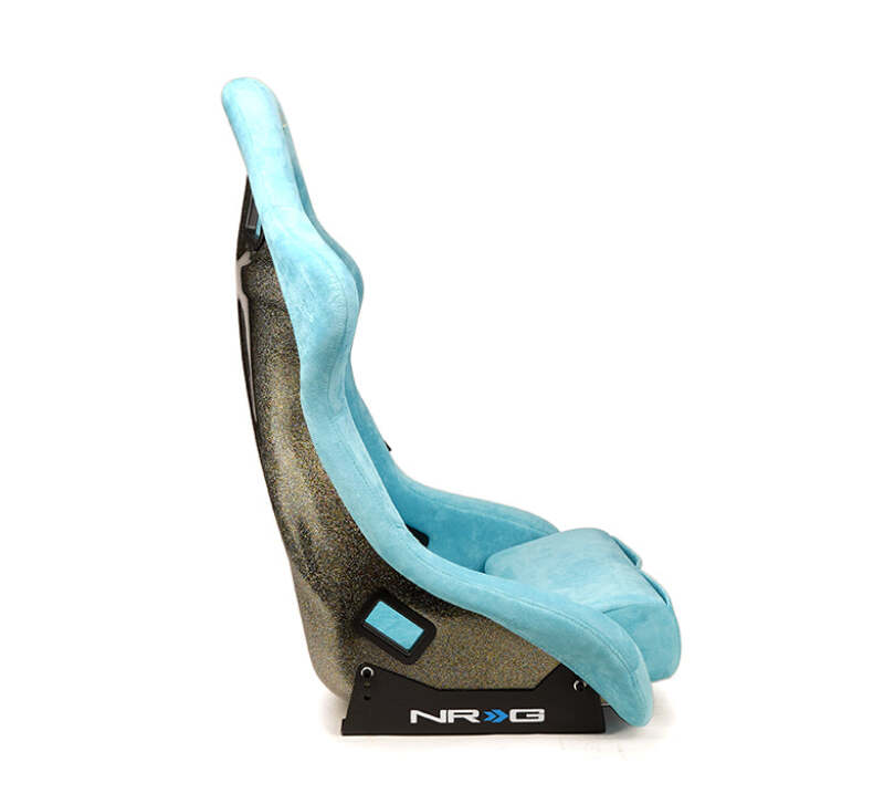 NRG FRP Bucket Seat ULTRA Edition W/ Grey Pearlized Back / Teal Microfiber Material - Large (FRP-302TL-ULTRA) - photo 4