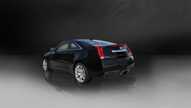 CORSA Performance 2011-2015 Cadillac CTS Coupe V 6.2L V8 Black Sport Axle-Back Exhaust - photo 3