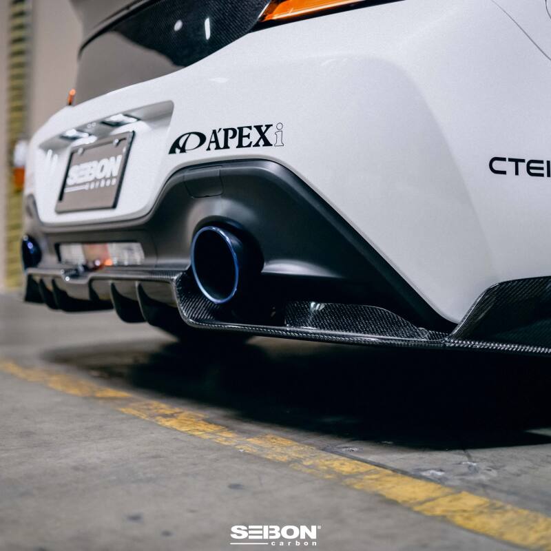 Seibon 2022+ Toyota GR86/Subaru BRZ Carbon Fiber Rear Diffuser Cover - photo 6