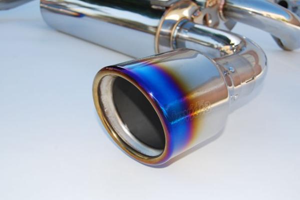 Invidia 2007+ Infiniti G37 Coupe Gemini Rolled Titanium Tip Cat-Back Exhaust - photo 2
