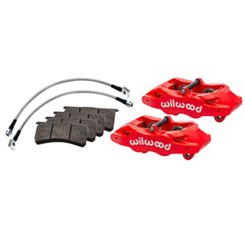 Wilwood 1997-2004 Chevrolet Corvette C5 SLC56 Front Caliper Kit - Red