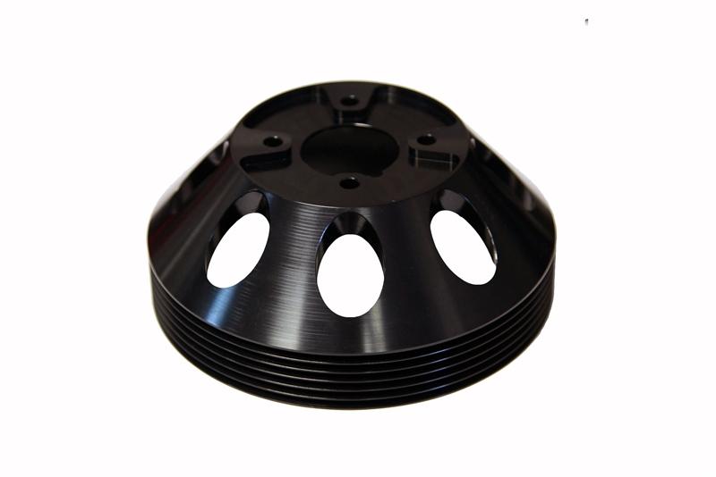 Torque Solution Lightweight Crank Pulley (Red): Hyundai Genesis Coupe 3.8 2010+