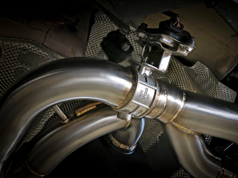 aFe MACH Force-Xp Exhausts Cat-Back SS 2019-2021 BMW M2 Competition L6-3.0L with Carbon Fiber Tips - photo 5