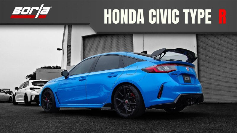 Borla 2023 Honda Civic Type R MT ATAK Cat-Back Exhaust with 4in Ceramic Black Tips - photo 2