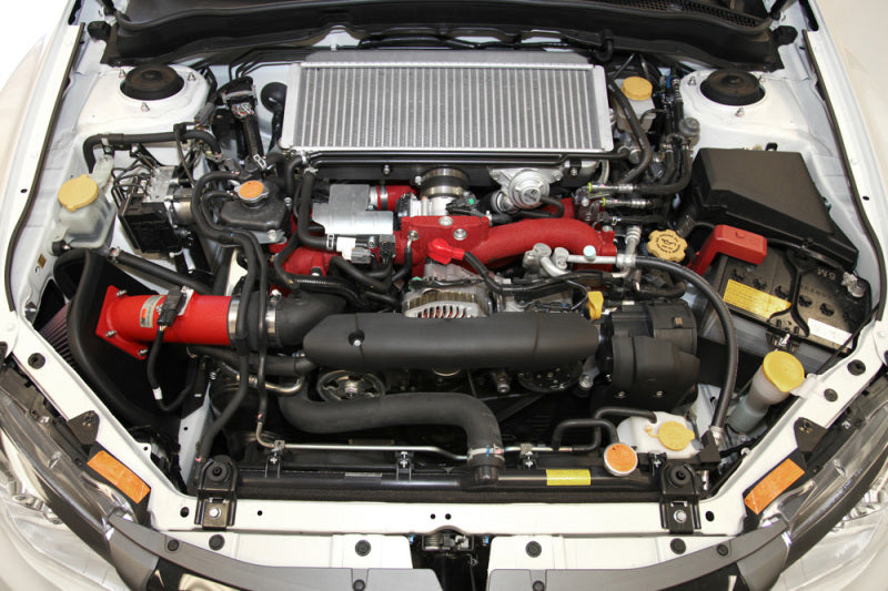 K&N 2008-2011 WRX/STi 2.5L H4 Red Typhoon Short Ram Intake (knn69-8005TWR) - photo 3