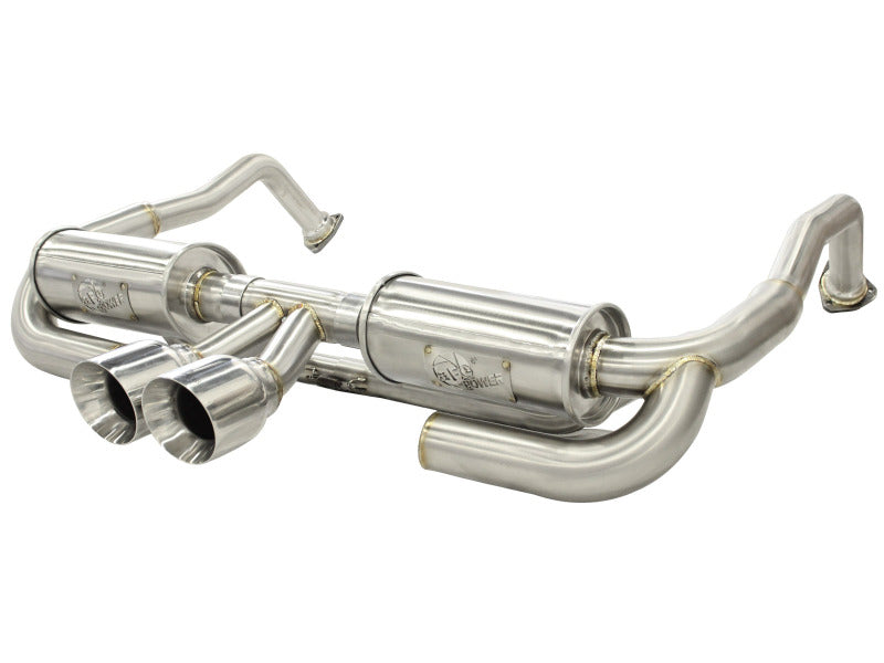 aFe ELITE 2005-2012 Porsche Boxster S (987.1-987.2) H6 3.4L 304 Stainless Steel Dual Cat-Back with Dual Polished Tip Exhaust - photo 3