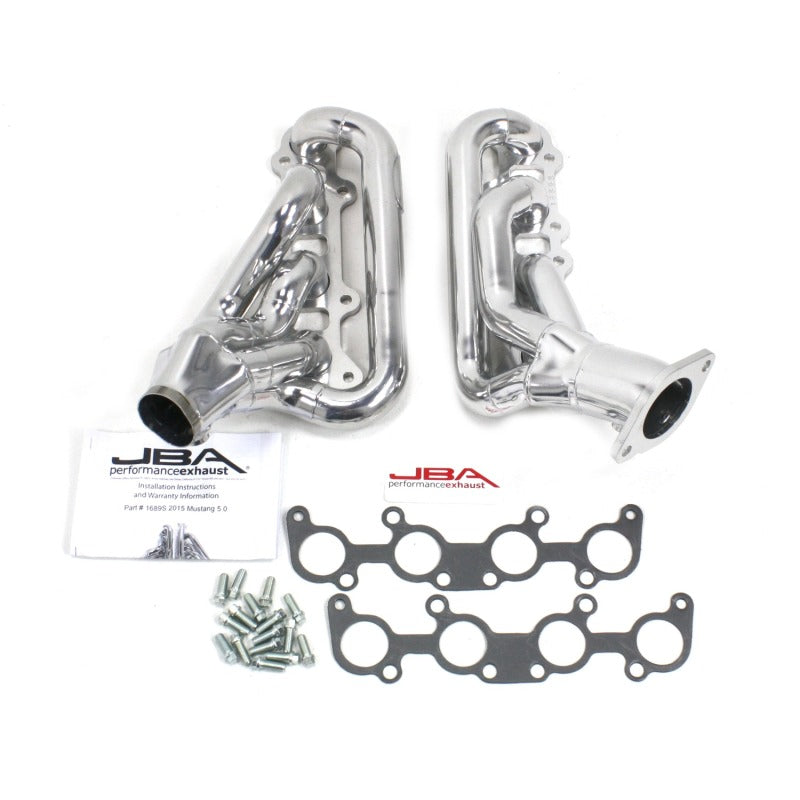 JBA 2015-2020 Ford Mustang 5.0L 1-3/4in Stainless Steel Silver Ceramic Shorty Header - photo 2