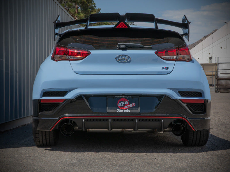 aFe 2021-2022 Hyundai Veloster N L4-2.0L Takeda 3in 304 Stainless Steel Axle-Back Exhaust System with Black Tip - photo 5