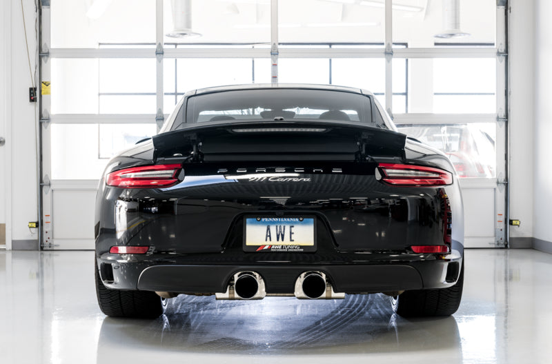 AWE Tuning Porsche 911 (991.2) Carrera / S SwitchPath Exhaust for PSE Cars - Chrome Silver Tips - photo 5