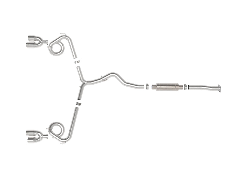 aFe Subaru WRX/STi 2015-2021 H4-2.0/2.5L Takeda 3in to 2-1/2in Stainless Steel Cat-Back Exhaust with Polished Tip - photo 4