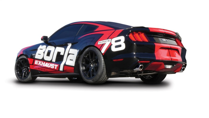 Borla Atak S Rear Section 2015-2017 Ford Mustang GT 5.0L V8 MT/AT 2.5in pipe 4in tip - photo 4