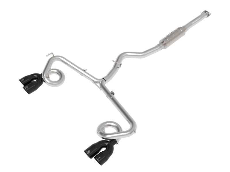 aFe Subaru WRX/STi 2015-2021 H4-2.0/2.5L Takeda 3in to 2-1/2in Stainless Cat-Back Exhaust with Black Tip - photo 2