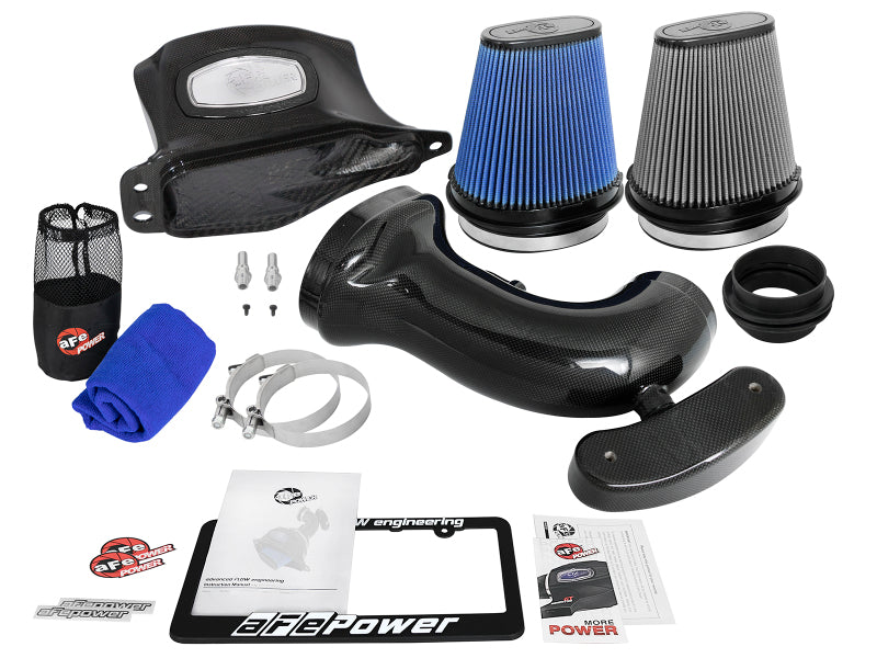 aFe Momentum Black Series Carbon Fiber Intake System P5R 2014-2017 Chevy Corvette 6.2L (C7) (afe52-74201-C) - photo 6
