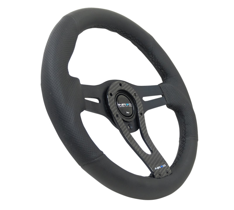 NRG Reinforced Steering Wheel (320mm) w/ Carbon Center Spoke (RST-002RCF) - photo 5