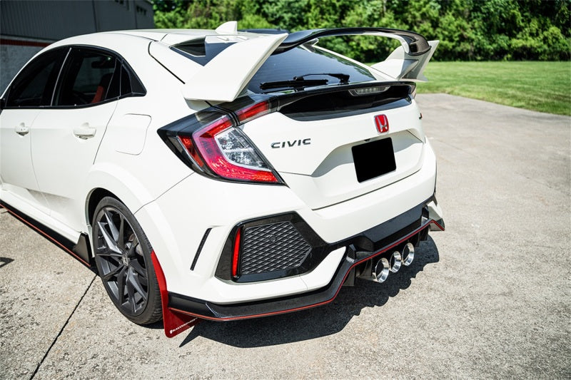 CORSA Performance 2017-2021 Honda Civic Type R Xtreme Cat-Back Tri Rear Exit with 4.5in Polished Pro-Series Tips - photo 2
