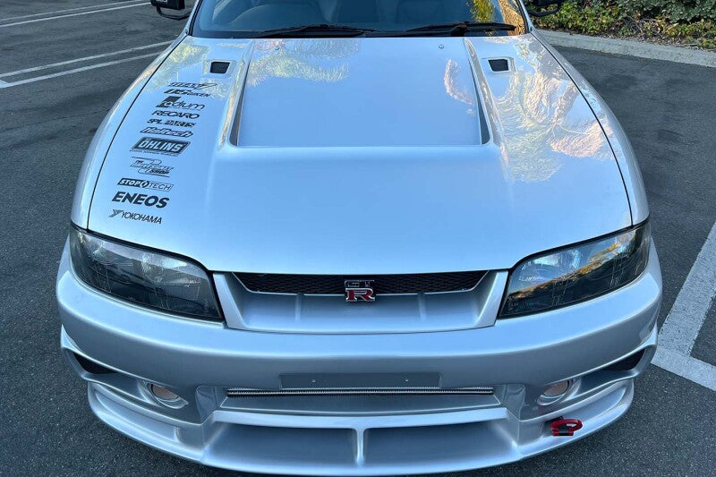 GReddy Garage Active 1995-1998 Nissan Skyline GT-R R33 400R Type Dry Carbon Hood - photo 6