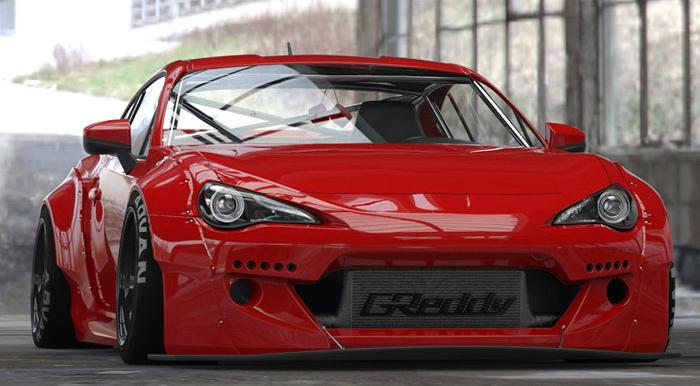 GReddy 2013+ Scion FR-S Full Version 2 Greddy X Rocket Bunny 86 Wide Body Aero Kit