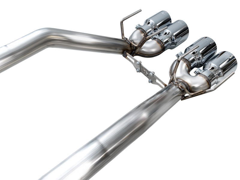 AWE Tuning C6 Chevrolet Corvette Z06/ZR1 Track Edition Axle-Back Exhaust with Chrome Silver Tips - photo 4