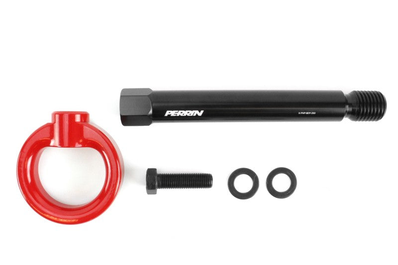 Perrin 17-21 Honda Civic Si/Type R/Touring/Hatchback Tow Hook Kit Rear - Red (PHP-BDY-251RD) - photo 4