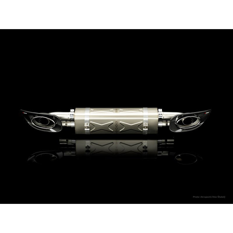 Akrapovic 2010-2013 Porsche 911 Turbo / Turbo S (997 FL) Slip-On Line (Titanium) with Titanium Tips - photo 4