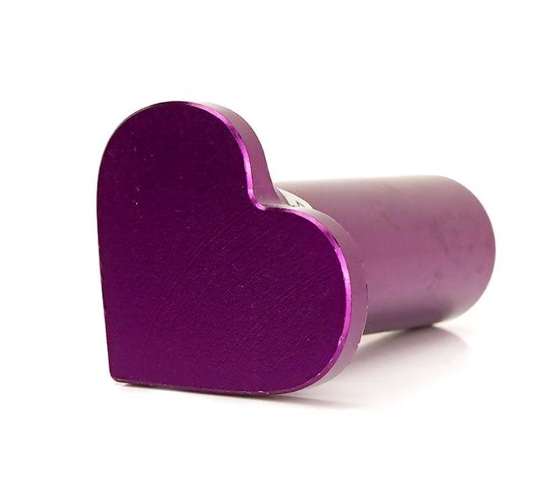 NRG Heart Shape Drift Button Toyota 86/Subaru WRX/STI/Mazda - Purple (DB-H002PP)