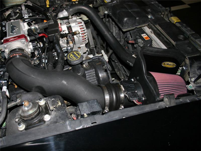 Airaid 1999-2004 Mustang GT MXP Intake System w/ Tube (Dry / Red Media) (air451-204) - photo 6