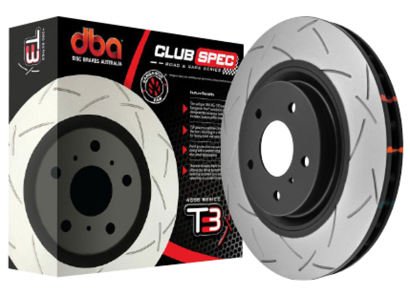 DBA Chevrolet Corvette (C8) 4000 Series T3 Slotted Front Brake Rotor (DBA43928S)