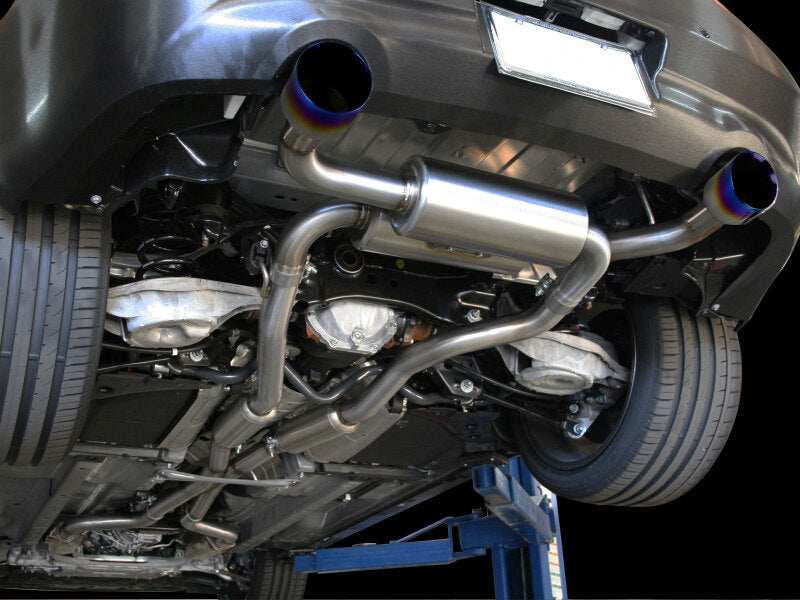 aFe Takeda 2-1/2in 304 Stainless Steel Cat-Back Exhaust Infiniti G37 08-13/Q60 2014-2015 V6-3.7 with Blue Flame Tips - photo 6