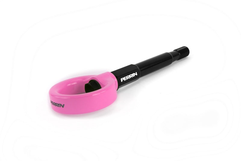 Perrin 18-21 Subaru WRX & STI / 13-25 BRZ / 17-20 Toyota 86 Tow Hook Kit (Front) - Hyper Pink (PSP-BDY-235HP)