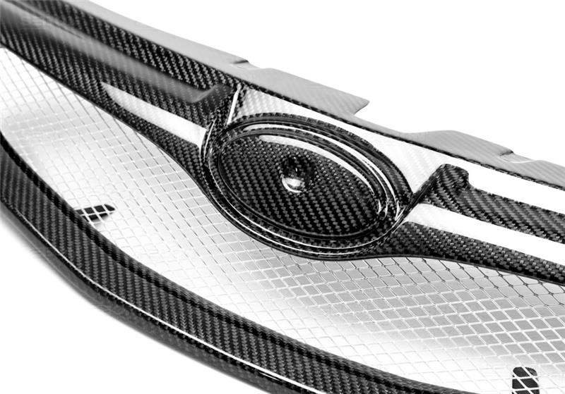 Seibon 2008-2009 Subaru Impreza WRX/STI Carbon Fiber Front Grill - photo 3