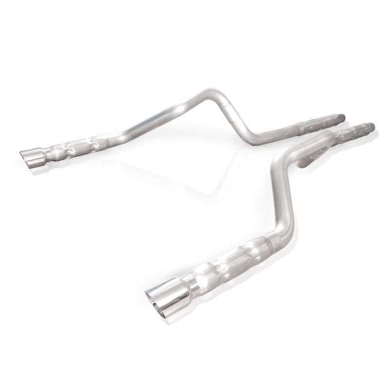 Stainless Works 2011-2014 Mustang GT/2011-2012 Shelby GT500 3in Cat-Back Retro Chambered Mufflers - photo 2