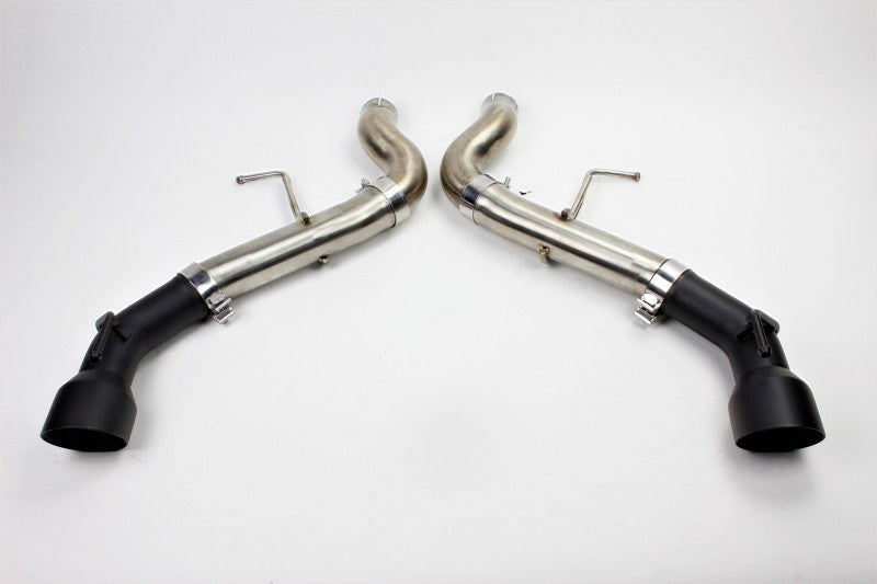 Mishimoto 2016+ Chevrolet Camaro SS Dual-Tip Race Axle-Back Exhaust with Black Tips
