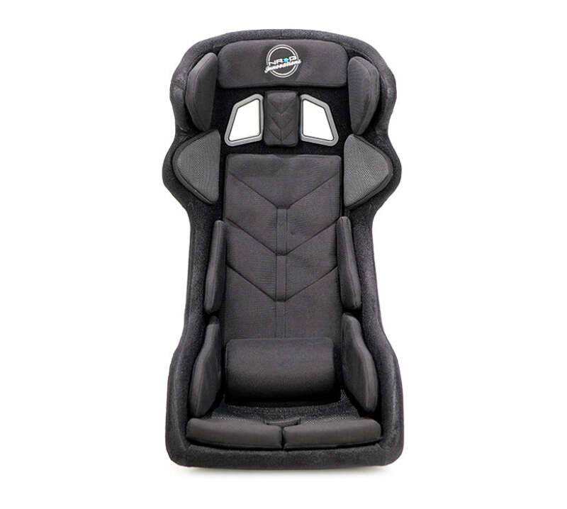 NRG FIA Competition Seat w/ Head Containment & Comp Fabric FIA Velcro Paddings - Thin Cushion (Black) (FRP-RS700M-BK1) - photo 2