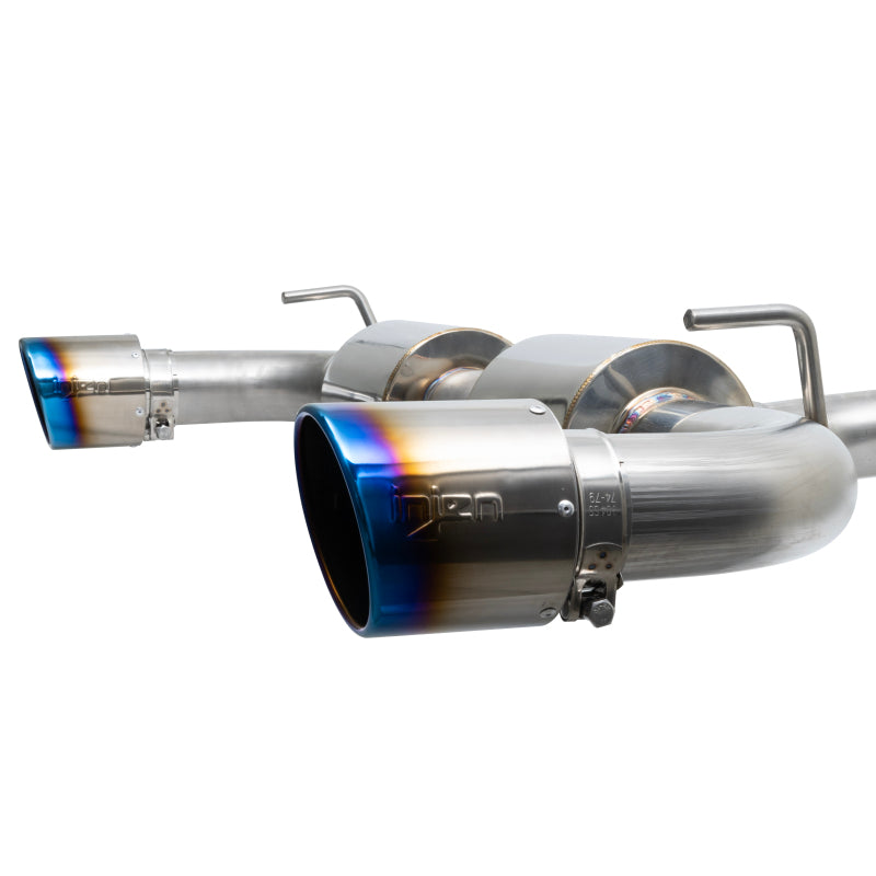 Injen 2019-2022 Hyundai Veloster N L4 2.0L Turbo Performance SS Axle-Back Exhaust System - Burnt Ti Tips - photo 3