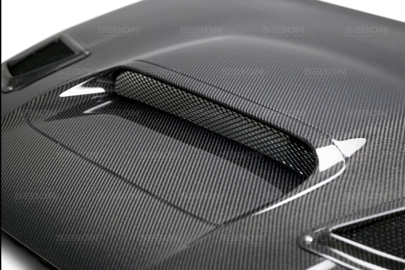 Seibon 2015-2017 Subaru Impreza WRX/STI CS Style Carbon Fiber Hood - photo 3