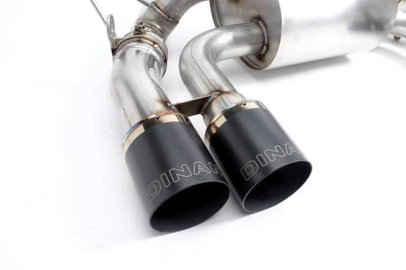 Dinan 2015-2020 BMW M3/M4 (F80/F82/F83) Free Flow Axle-Back Exhaust System - Black Tips - photo 3