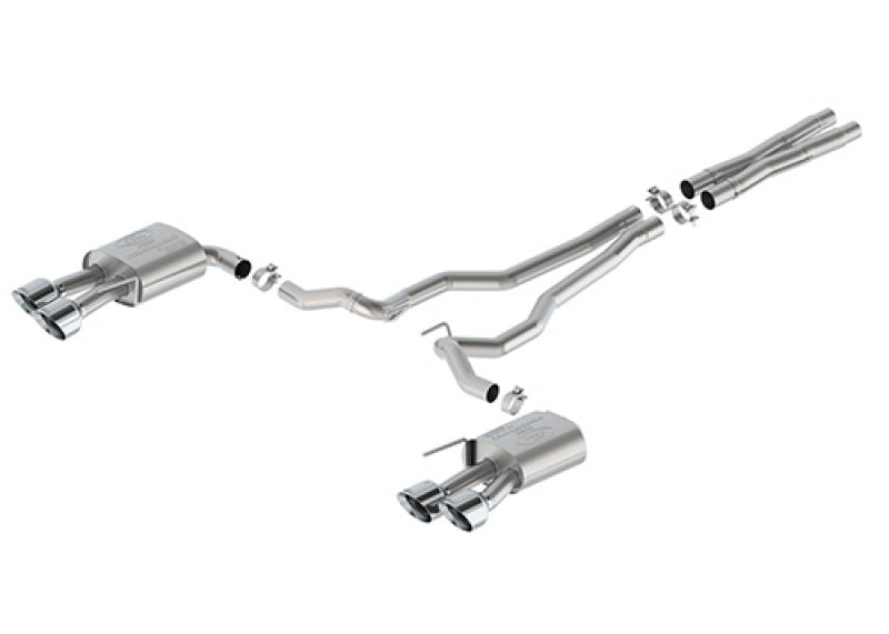 Ford Racing 2024 Mustang 5.0L Sport Non-Active Cat-Back Exhaust with Valance - Chrome Tip - photo 4