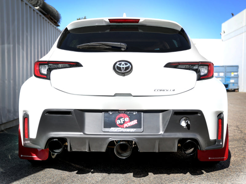 aFe 2023-2024 Toyota GR Corolla L3 1.6L Gemini XV 3in to 2-1/2in Cat-Back Exhaust with Black Tips - photo 5