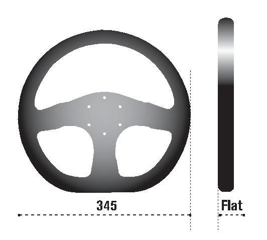 Sparco Steering Wheel P 222 Silver (015THPUGR345) - photo 3