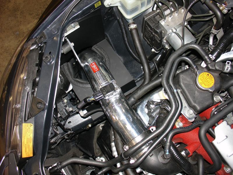 Injen 2014 Subaru Impreza WRX/STi 2.5L 4 Cyl.(Turbo) Wrinkle Red Cold Air Intake w/ Heat Shield (injSP1205WR) - photo 4