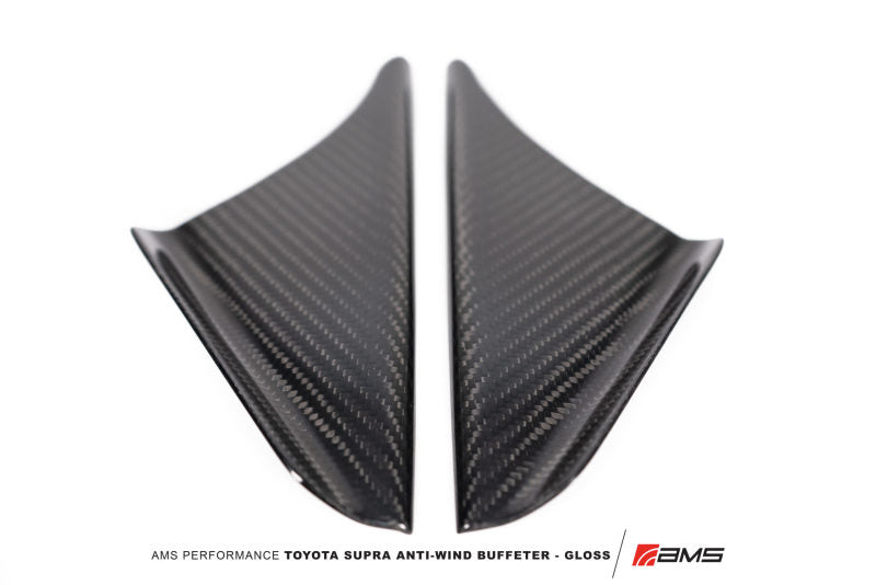 AMS Performance 2020+ Toyota GR Supra Anti-Wind Buffeting Kit - Gloss Carbon (amsAMS.38.06.0002-1)